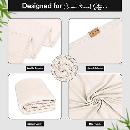 K E L O R Luxury Cooling Travel Blanket - Stretchy, Lightweight Soft & Breathable Shawl Wraps for Women