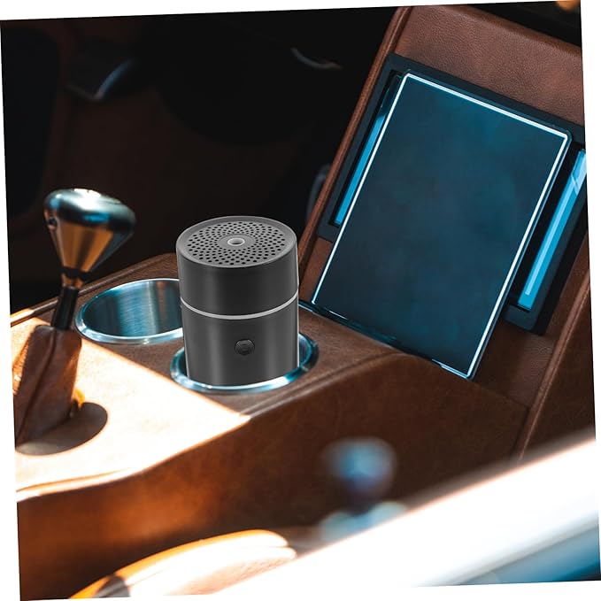 PartyKindom Portable Usb Diffuser Car Humidifier for Essential Oils Compact Black Design for Home Office Travel Improves Air Quality Relieves Dry Skin