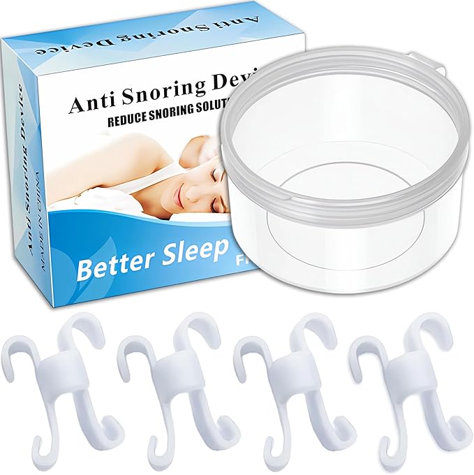 Nasal Dilators for Sleeping & Breathing - 4 Pack Anti Snoring Nose Clip to Improve Airflow & Snoring - Nose Opener Anti Snoring Devices for Men and Woman
