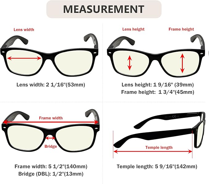 Eyekepper 3 Pack Reading Glasses Blue Light Blocking For Women and Men Computer Readers +1.25