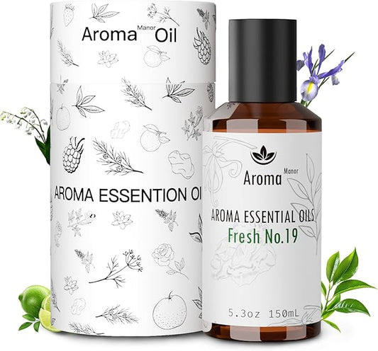 Hotel Scents Fresh No.19 5.3Fl Oz, Luxury Aroma & Hotel Collection Diffuser Oil- Hotel Diffuser Oil for Aromatherapy- Bigger Bottle, Bolder Aroma & Longer Lasting