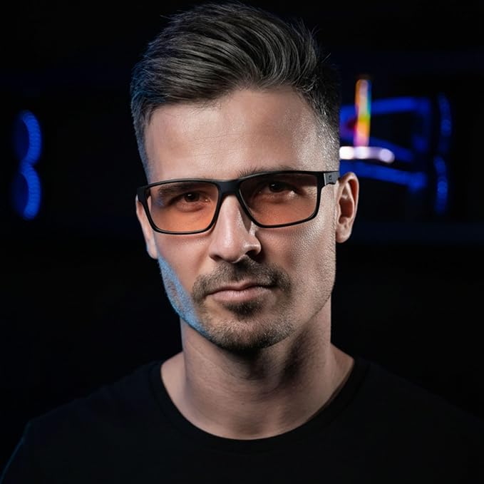 Horus X • Blue Light Glasses Men Women | Blue Light Blocking Glasses for Screen Anti-Fatigue Eye Migraine | Gaming Glasses V3
