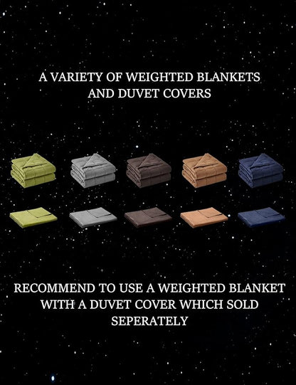 BB BLINBLIN Cooling Weighted Blanket Heavy Blanket, Calm and Sleep, Premium Soft and Comfortable Material and Glass Beads (Dark Grey, 60''x80'' 17lbs), Suit for Adult (~160lb) Use on Queen/King Bed