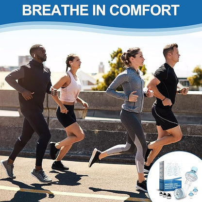 Flutter Valve, Non-Measuring Exerciser, FSA & HSA Eligible Portable Breathing Exercise Device for Lungs, Breathing Trainer with 2 Filters to Develop Respiratory Muscles and Mucus Clearance