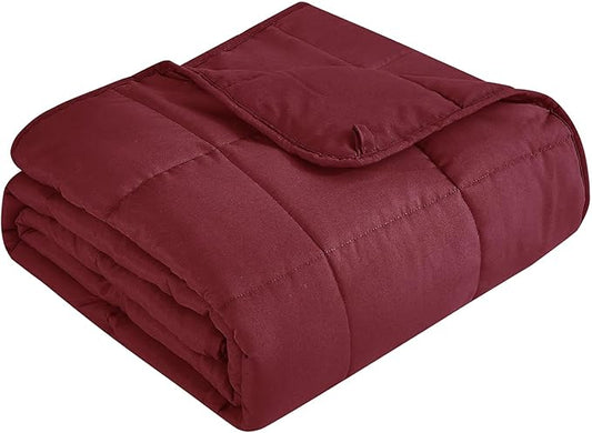 Topcee Weighted Blanket for Adults (25 lbs, 60" x 80") Queen Size Soft Cooling Heavy Blanket Sleeping, Apply to 240-260 lbs Body, Thick Breathable Blanket with Glass Bead, Easy Care