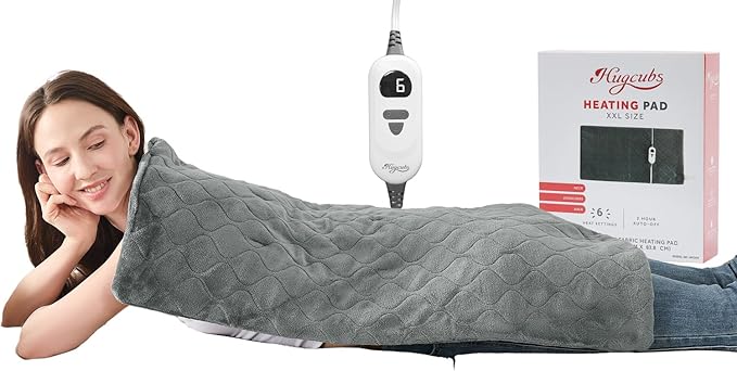 XL Heating Pads Large 17''x33'' fsa Eligible Items only List Heat pad for Period Cramps Heating Pads Large Heated pad for Back Pain Relief Products Christmas Gifts for Mom Dad