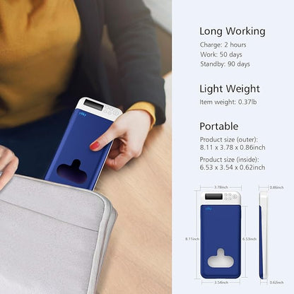 ySky Cell Phone Lock Box with Timer,Portable Timed Phone Lock Box for iPhone and Android Phones, Self-Control Timer Phone Locker Jail to Help Kids,Students Focus Back