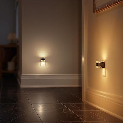 Briignite LED Night Light Plug into Wall Dimmable[2 Pack] Night Light with Bubble Design 5 Color Temperature & Brightness Levels Dusk to Dawn Sensor Nightlights for Bathroom, Hallway, Rooms, 5CCT