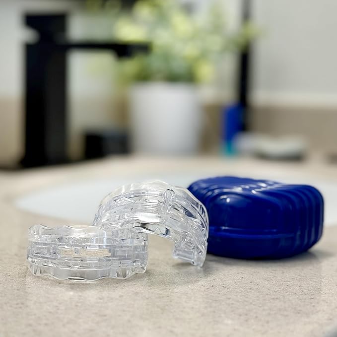 SilentZPro 2.0 – USA Designed FDA-Cleared Anti Snoring Mouthguards (Set of 2, Medium Size) – Fully Adjustable Anti Snore Mouthpieces with Patented Design for a Silent Night`s Sleep