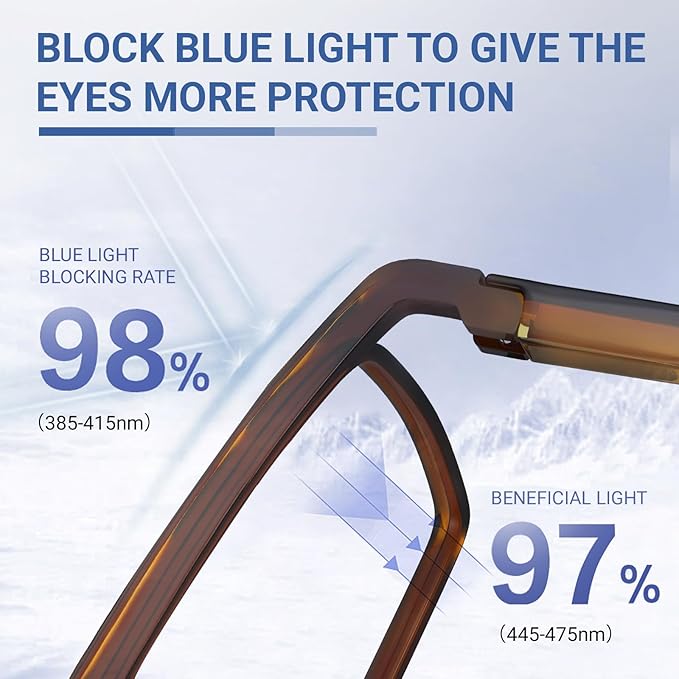 TERAISE Fashion Anti-blue light Reading Glasses Men Women Computer Reader