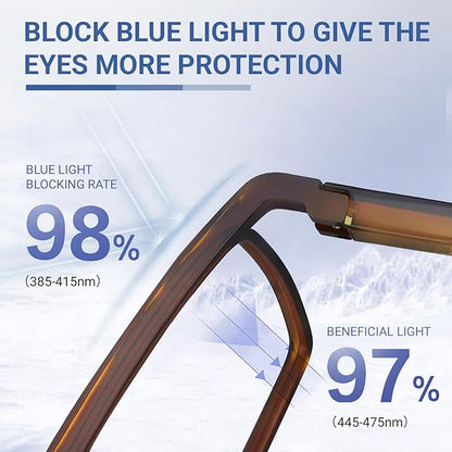 TERAISE Fashion Anti-blue light Reading Glasses Men Women Computer Reader