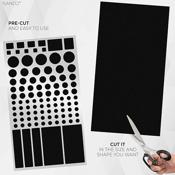 FLANCCI LED Light Blocking Stickers, Light Dimming Stickers, (2 Sheets) Dimming Sheets (6 Sheets 80%)