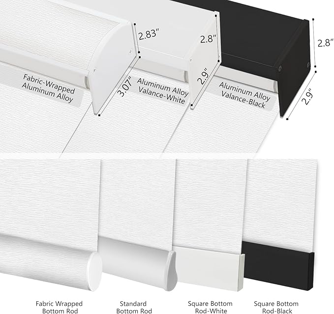 Aprilsmart Motorized Blinds with Remote,Compatible with Apple HomeKit Alexa Google Home- Voice and app Control,Motorized Roller Shades 100% Blackout Custom Size (Treebark Extra white-29)