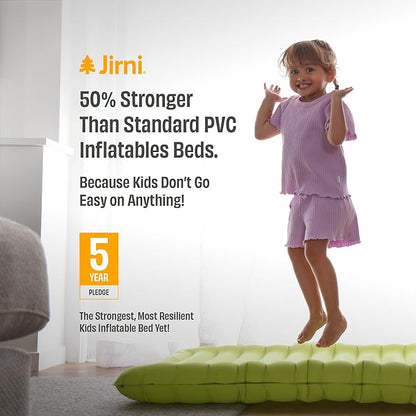 Toddler Camping Sleeping Pad with Pump Sack – Ultralight Kids Travel Mattress Made from Ripstop Nylon, Compact Backpacking Bed for Camping, Vanlife & Travel
