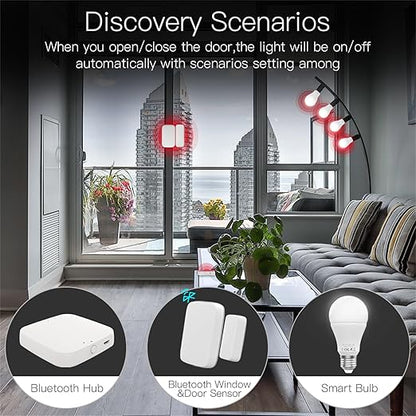 Add MOES FingerBot Tuya Bluetooth Hub Link FingerBot to Wi-Fi (Support 2.4GHz) Compatible with Alexa, Google Home, IFTTT and Timmer Control. One Gateway Can Connect Multiple FingerBots
