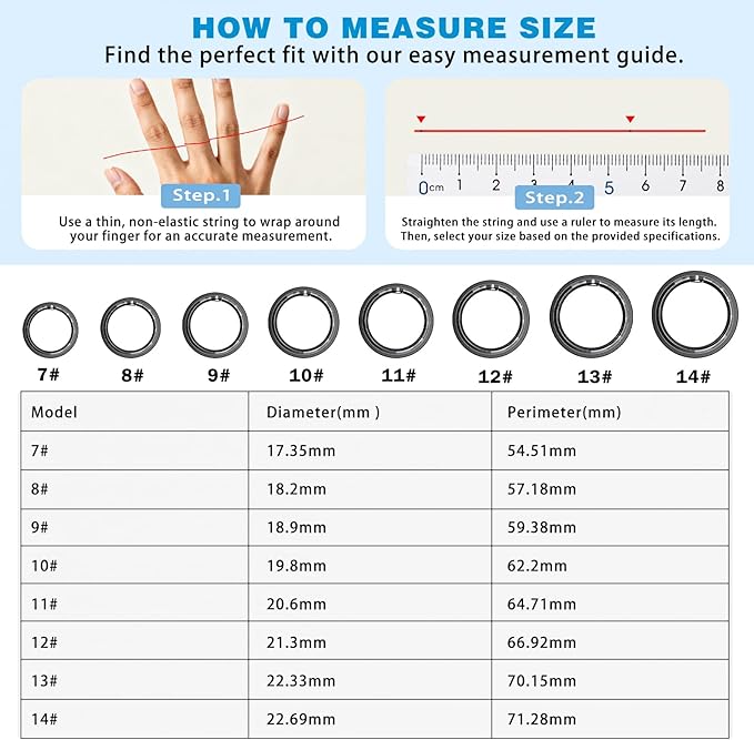Fitness Tracker Smart Ring for Men Women – Sleep & Heart Rate Monitor, Health Activity Tracker, Step Counter, Calorie Pedometer, No Subscription Required (Black 11)