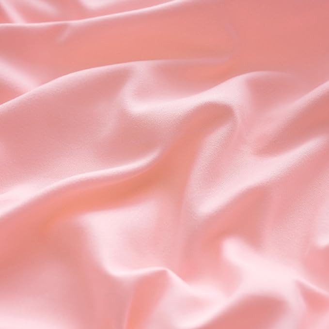 Best Season 1800 Thread Count Microfiber Fade Resistant Bed Sheet Set, 4 Piece, Full, Blush Pink