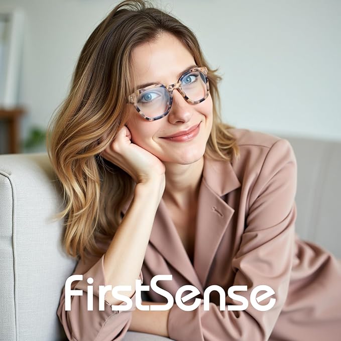 Reading Glasses for Men Women Blue Light Blocking with Spring Hinge, Blocking Readers Anti UV Ray Filter Eyeglasses, Square Computer Reader Glasses, Amber Tortoiseshell, +2.0