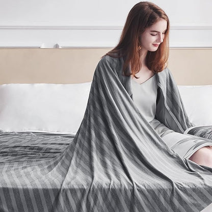 Guohaoi Cooling Blanket (90"x108"King Size) for Hot Sleepers,Absorbs Heat to Keep Body Cool for Night Sweats,100% Oeko-Tex Certified Cool Fiber,Breathable,Comfortable,All-Season.