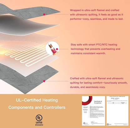 XL Heating Pads Large 17''x33'' fsa Eligible Items only List Heat pad for Period Cramps Heating Pads Large Heated pad for Back Pain Relief Products Christmas Gifts for Mom Dad