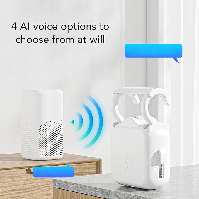 Sanpyl Automatic Curtain Opener, Solar Powered APP Timed Roman Pole Electric Curtains with Remote, Smart Curtain Opener Robot Motor for Home