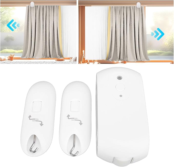 Smart Automatic Curtain Opener Home Automatic Curtain Robot Easy Installation with App Control For Roman Rod Tracks Easy to Install Home Decor