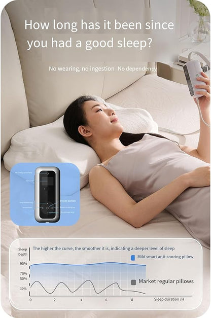 Bluetooth Pillow Designed for Tinnitus, Smart Anti-snoring Pillow, Neck and Shoulder Pain, Holiday Gift for Boyfriend and Girlfriend Parents