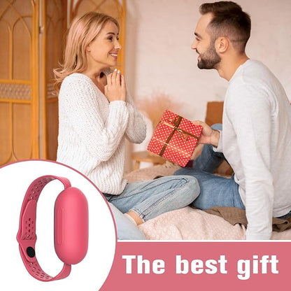 Sleep Aid Device, Micro-Current Sleep Instrument Anxiety Device, Portable Rechargeable Sleep Aid for Anxiety and Insomnia (Gen2 Pink)
