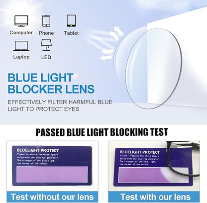 4 PACKS Blue Light Blocking Reading Glasses Women 1.0 1.25 1.5 1.75 2.0 2.25 2.5 2.75 3.0 3.5 4.0 5.0 6.0