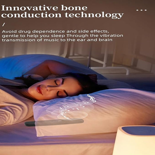 Pillow Speaker Portable Sleep Sound System for Side Sleepers White Noise Machine for Relaxation and Sleep Aid Perfect for Travel Home and Bedtime Use