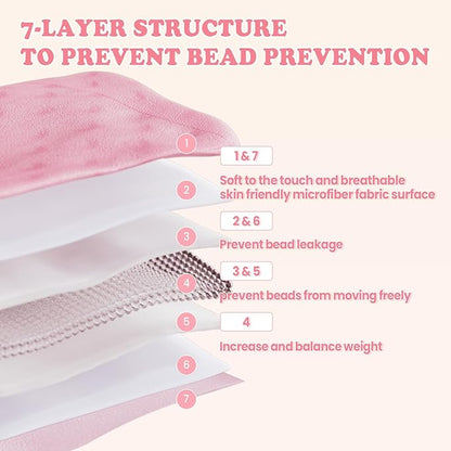 HOSUKKO Weighted Blanket - 2 lbs Pink Thciken Heavy Blanket - Small Size Breathable Comfortable Blanket(36 * 48 inches, 2 lbs)
