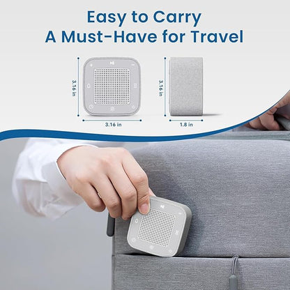 White Noise Machine, Sound Machine, Alarm Clock,Travel Sound Machine,Sleep Night Lights Bluetooth App Control Best Birthday Gift Ideas for Baby Adult Portable Travel Office Bedside Clocks Bedroom