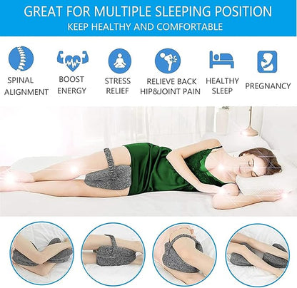 Leg Pillow, Knee Pillow for Side Sleepers, Leg Pillows for Sleeping, Knee Cushion for Sleeping,Suitable for Relieving Leg, Back, Knee Pain