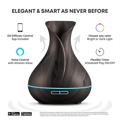 Aquasonic Geniune Black Series Electric Toothbrush - Ultra Whitening, Plaque Removal ADA Accepted Rechargeable, Sonic Toothbrush - 4 Modes w Smart Timer - 8 Brush Heads & Travel Case - Dark Brown