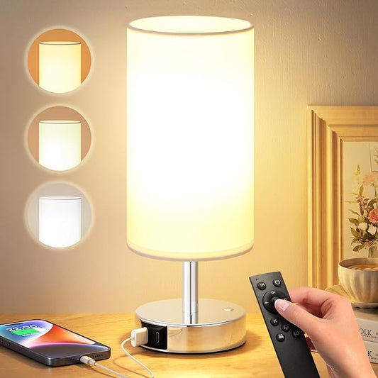 Light Therapy Lamp 10000 Lux, Sun Lamp with Remote, 3 Color Temperature & Stepless Dimming, White Happy Sunlight Lamp, Daylight Lamp for Home, Office, Decoration Use As Lift Mood, Happy Life