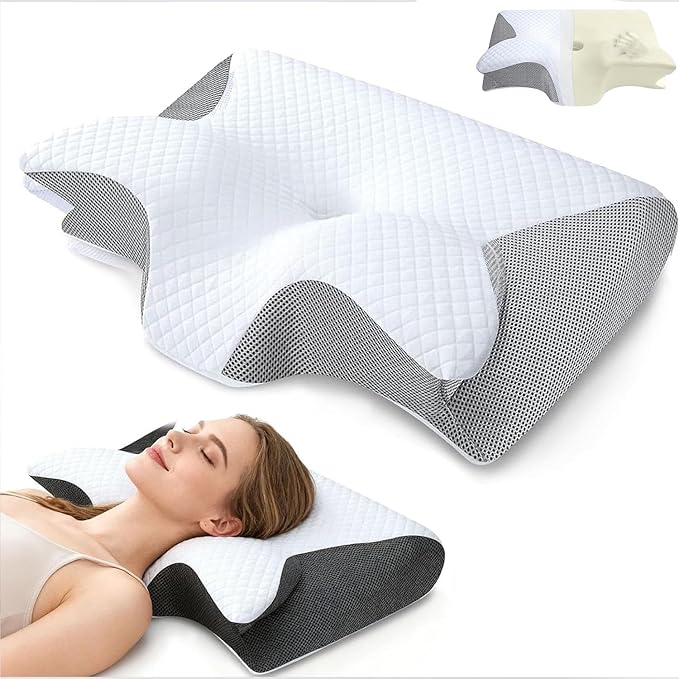 Technology Sleep Apnea Pillow, 2025 New Upgrade Cervical Pillow for Sleep Apnea (Gray)