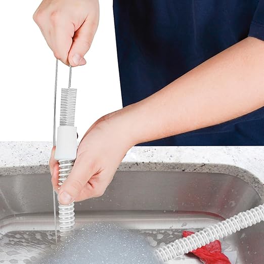 Care Touch CPAP Tube Cleaning Brush - Flexible Stainless (7 Feet) Plus Handy Brush (7 Inches) fits 16mm Diameter Tubing