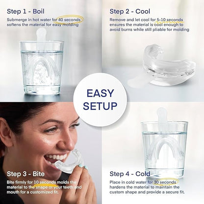 Advanced Anti Snoring Device 4.0: FDA-Cleared Snoring Solution – Adjustable Snore Stopper Mouth Guard for Men & Women – Anti Snoring Mouthpiece to Improve Sleep – Reusable Night Use