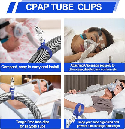CPAP Cleaner and Hose Brush Kit Professional CPAP Cleaning Brushes Set with Flexible Hose Brush, Mask Brush and Adapter Brush, Safe Deep Clean for CPAP Machine Hose, Mask, Tube Connectors, Tank
