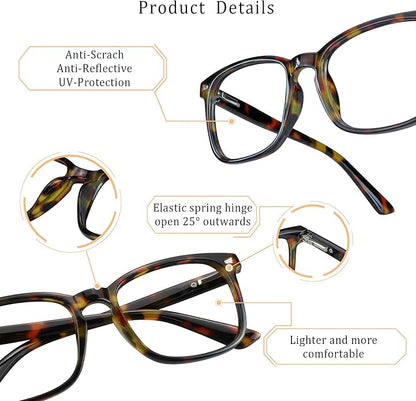 LifeArt Blue Light Blocking Glasses, Anti Eyestrain