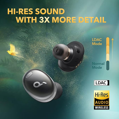 Soundcore by Anker Liberty 3 Pro True Wireless Noise Cancelling Earbuds - Black (Renewed)