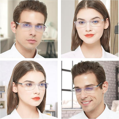 4 Packs Blue Light Blocking Reading Glasses 1.25 for Men Women Lightweight Clear Readers 1.0 125 1.5 1.75 2.0 2.25 2.5 2.75 3.0 3.5 4.0