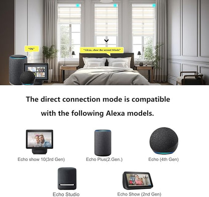 Changshade Smart Blinds Electric Shades for Indoor Windows, Automatic Motorized Zebra Roller Blinds Remote Control Custom Work with Alexa,Google Home,Apple Homekit,SmartThings,Light Filtering,Beige