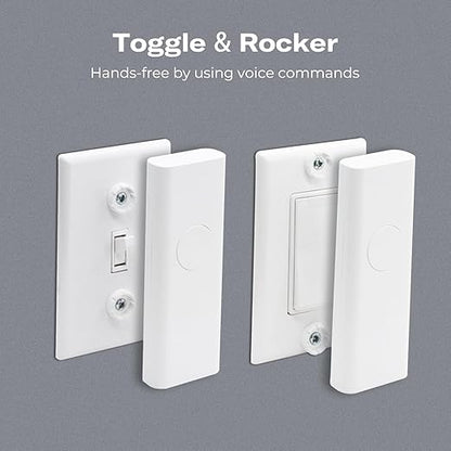 THIRDREALITY Zigbee Smart Switch (2 Pack),Toggle/Rocker,No Wiring Needed. Hub Required, Compatible with Echo Devices with Zigbee Hub Built-in,Home Assistant,Hubitat,SmartThings,Homey