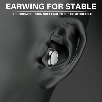 Sleep Ear Buds, New True Wireless Earbuds, Ultra-Mini Bluetooth 5.4 Earbuds for Side Sleepers, 53H Play Hi-Fi Stereo 3D Bass Noise Cancelling Bluetooth headphones, Sleep Mode, IP7 Waterproof Earphones