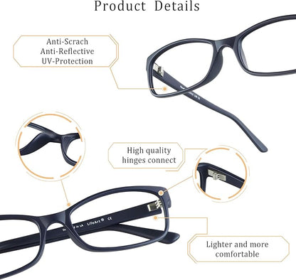 LifeArt Blue Light Blocking Glasses, Anti Eyestrain