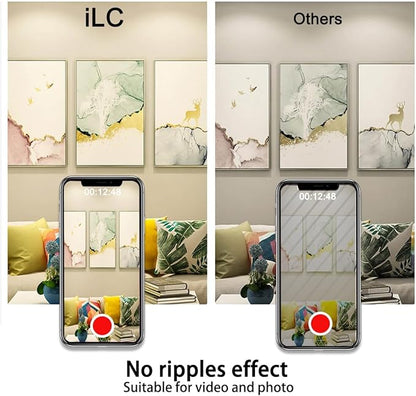 ILC G25 Globe Light Bulbs, App-Controlled Vanity Light Bulbs via Bluetooth Mesh,1600 Million Colors, 600LM, 6W, 60W Equivalent, 4000K Natural White, CRI>95+, E26 Base, Dimming via app only, 6 Pack