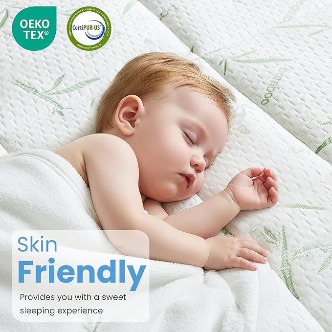 DUMOS Dual Layer Mattress Topper Queen Size, 2 Inch Gel Memory Foam + 1 Inch Soft Pillow Top Mattress Pad Cover for Back Pain, Breathable & Cooling Pad with Elastic Deep Pocket