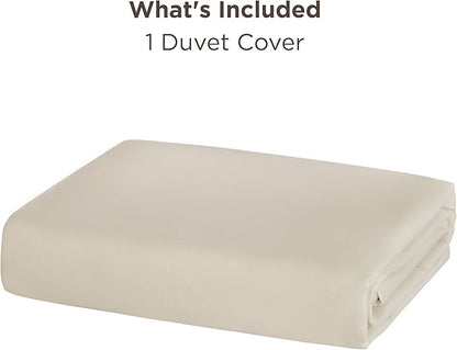 Bedsure Duvet Cover Queen Size - Only Includes 1 Duvet Cover (90"x90"), Hotel Luxury Soft Double Brushed All Season Bedding for Kids & Adults, Zipper Closure, NO Comforter, Linen