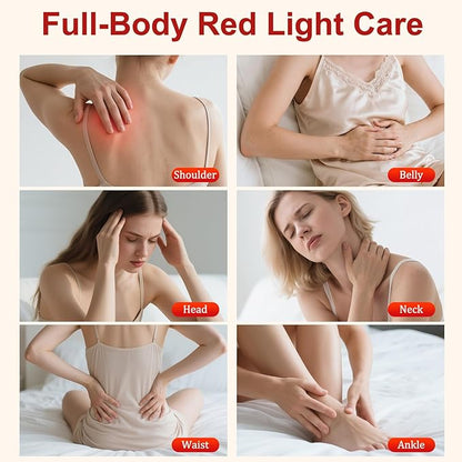 Red Light Therapy for Body Face, Infrared Light Therapy Lamp with Adjustable Stand, 660nm and 850nm Near Infrared LED Lights Panel, Red Infrared Lamp for Full Body, Gift for Men Women